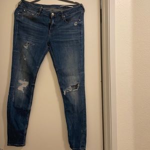 Medium Rise Zara Woman Slim Fit Jeans